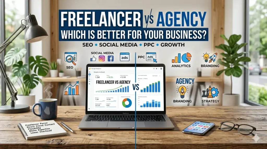 best digital marketer in thrissur freelancer vs agency comparison